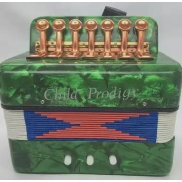 Imagem de Sanfona Infantil Acordeon Gaita 3 Baixos 7 Teclas Mini. - toys king