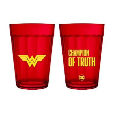 Imagem de Copos Americano Prime 2pçs 190ml Mulher Maravilha 201062 - Allmix