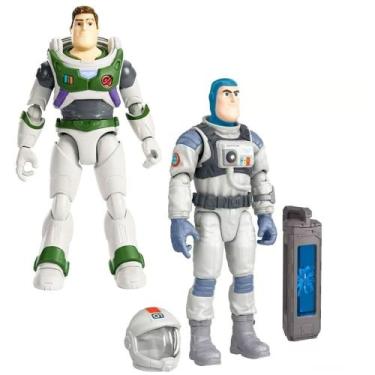 Imagem de Kit 2 Bonecos de Ação Buzz Lightyear Disney Pixar HHJ78 - Mattel, Buzz