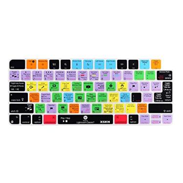 Imagem de XSKN Capa de silicone para teclado Shortcuts and Languages Series para Apple lançado em 2021 iMac M1 Chip Magic com Touch ID A2449 Chave de bloqueio A2450 (versão UE e EUA Lightroom Classic) (SHK-372)