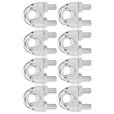 Imagem de Grampo de Aço Inoxidável para Remo de Barco, Braçadeira de Cabo de Corda de Fio, Braçadeira para Fixação de Móveis de Pátio para Toldos, Fixador de Sela Em u M10