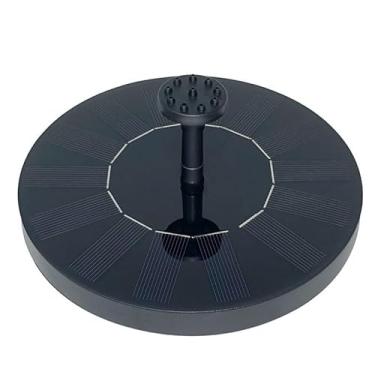 Imagem de Bomba solar de fonte de banho de pássaros, fonte solar de atualização de 1,4 W com 6 bocais, bomba de fonte de água flutuante movida a energia solar para banho de pássaros, jardim, lagoa, piscina, ao