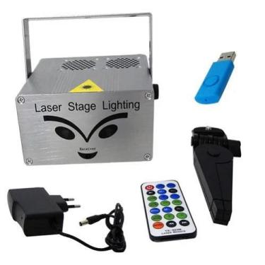 Imagem de Mini Projetor Laser Portátil Holográfico Tripé - Exito