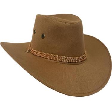 Imagem de Chapéu Country Unissex Sertanejo Australiano Rodeios Shows - Lis, Bege