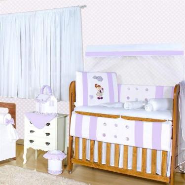 Imagem de Quarto De Bebê Sem Cama Babá Boneca Mimi Lilás - Precious Baby