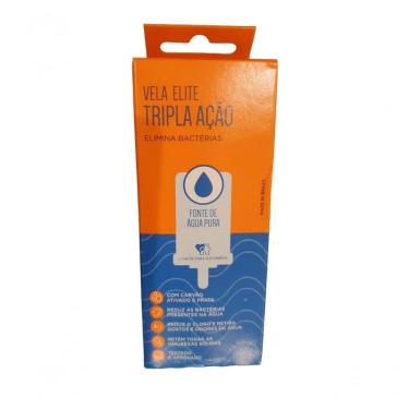 Imagem de Kit 06 Un Vela Elite Tripla Ação Para Filtros Por Gravidade