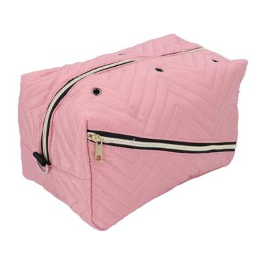 Imagem de Bolsa de Viagem de crochê de Organizador de Armazenamento de Fios, Saco de tricô de Saco de Costura Storagecraft e Armazenamento de Suprimentos de Costura (Rosa)