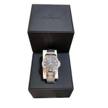 Imagem de Relógio masculino prata Champion 40mm CN26377D-Masculino