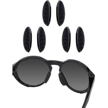 Imagem de Bwake 3 pares de almofadas de nariz de substituição de tamanho padrão para Oakley Clifden OO9440 | Forager OO9421 | Plazma OO9019 | Plazma Asian Fit OO9019A - Preto