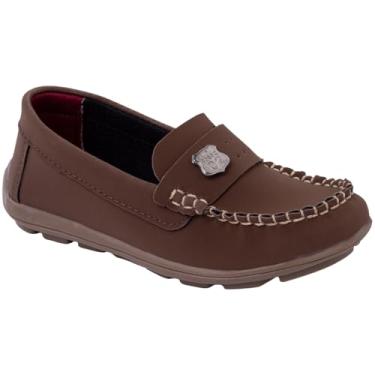 Imagem de Sapato Mocassim Casual Masculino Infantil Menino (Chocolate, BR, Criança de 4 a 8 anos, Numérico, 22)
