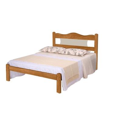 Imagem de Cama De Casal Munique Nature/Off White - Gabrielli Móveis