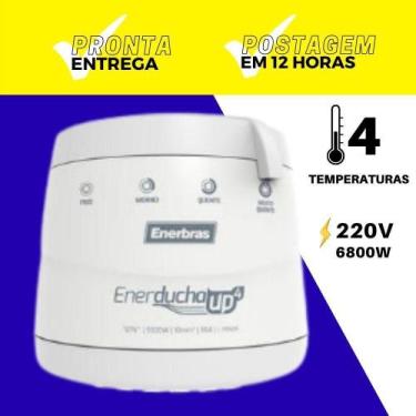 Imagem de Chuveiro Elétrico 220V Com 6.800 Watts E 4 Temperaturas - Enerbras, 22