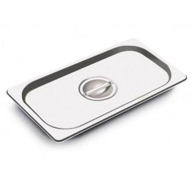 Imagem de Kit 8 Tampas De Cuba Gastronomica Inox 1/3 Sem Recorte - Brasinox