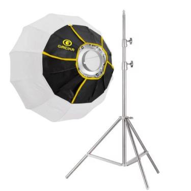 Imagem de Softbox Lanterna 45cm Greika Bowens Para Tocha E Luz Contínua + Tripe 