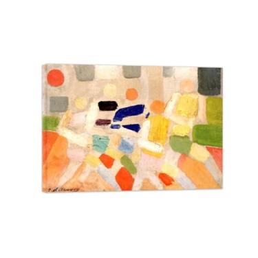 Imagem de Imagem Abstrata Arte Parede Pintura-Impressões Modernas-Runners-Famoso Pôster para Sala de Estar 50x70cm-19x27in Tela Embrulhada