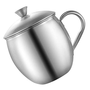 Imagem de Caneca de café de aço inoxidável de Natal com alça e tampa Caneca de cerveja inquebrável de 500 ml de viagem de água para chá, sopa de leite, caneca de chá, caneca de chá, caneca de