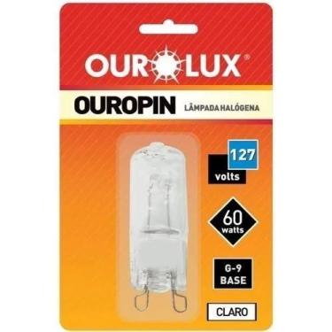 Imagem de Lâmpada Halógena Cápsula G9 60w 127v Transparente - Ourolux