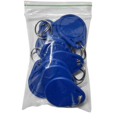 Imagem de Chaveiro TAG Convencional 125KHz Azul 10 unid. - Idealse