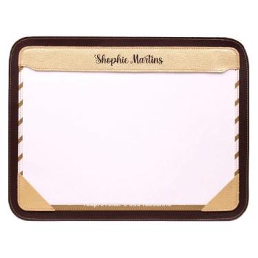 Imagem de Risque Rabisque Personalizado em Couro Artlux RR014, Ouro