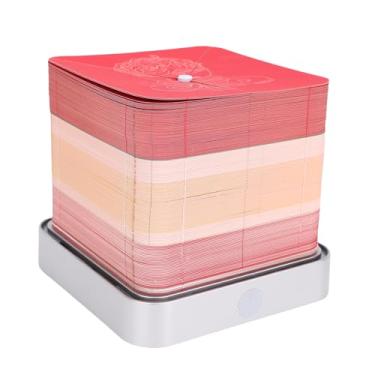 Imagem de Yosoo Memorando 3D Com Tecnologia de Escultura de Leve e Lacrimogêneo, Calendário Rose 2026, Suprimentos Premium de Papelaria para Decoração de Desktop (vermelho)