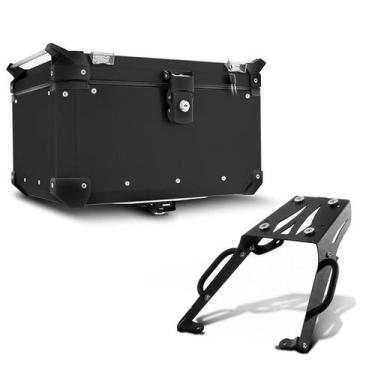 Imagem de Baú Moto Alumínio Top Case 48 Litros + Bagageiro BMW GS 1200 Adventure