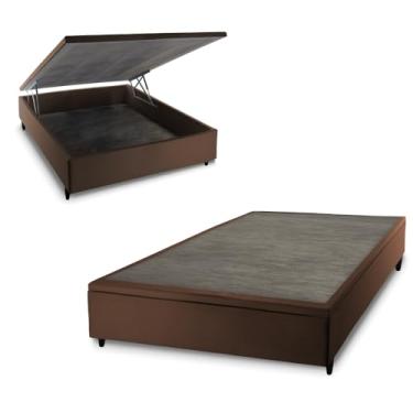 Imagem de Box Baú Marrom Casal 138x188x45 - King House