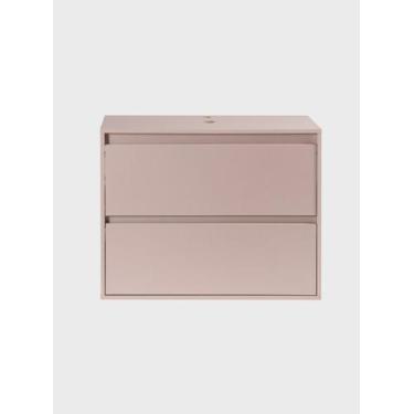 Imagem de Gabinete para Banheiro 80cm Mdf Dubai - On Móveis, Rosa