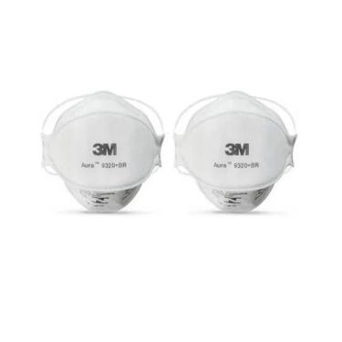 Imagem de Kit com 2 Mascaras N95 3M PFF2 Aura 9320