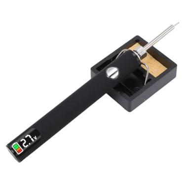 Imagem de Tnfeeon Kit de Queimador de Roscas, 650mAh Caneta de Vedação de Borda de Tecido Recarregável Com Proteção Automática Display Digital 3 Ajustável para Costurar Projetos de Arte de (BLACK)