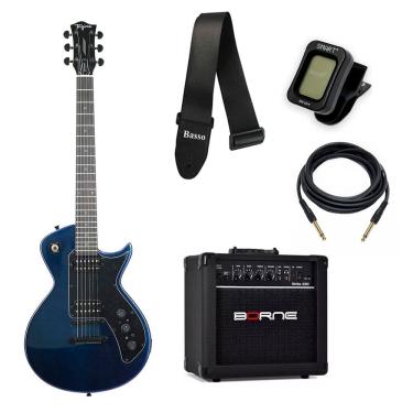 Imagem de Kit Guitarra Tagima Sixmart + Amplificador Borne e Afinador