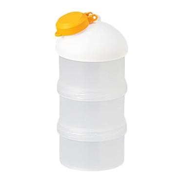 Imagem de predolo Recipiente de Proteína Dispensador de Proteína À Prova de Vazamento Recipiente Prático para Armazenamento de Alimentos para Treino Escolar Academia em, 3 Níveis de Altura