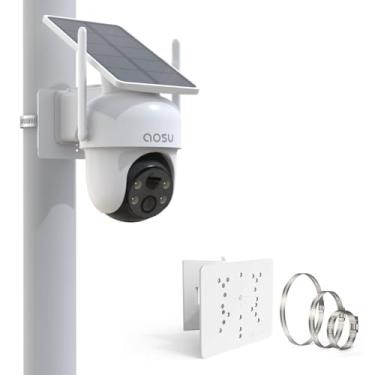 Imagem de Koroao Suporte de montagem de poste para câmera solar eufy Security SoloCam E30/eufy Security 4G LTE Cam S330