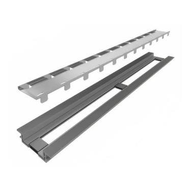 Imagem de Ralo Linear Infinity PVC Tampa Oculta 120cm - Elleve