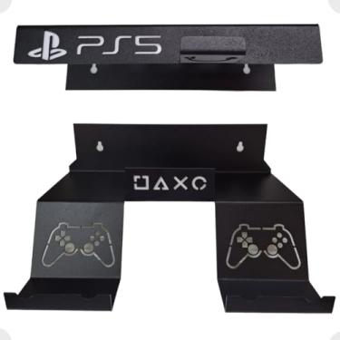 Imagem de Suporte De Parede Aço Vertical Para Playstation 5 - Ps5 Preto