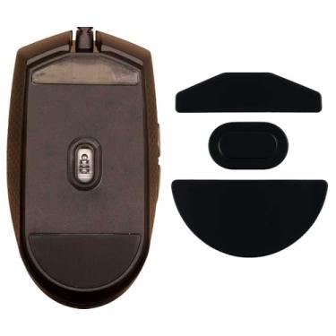 Imagem de Pés de patins para mouse Corsair Katar Pro/Corsair Katar Pro XT Ultraleve Gaming Mouse PTFE (Preto)