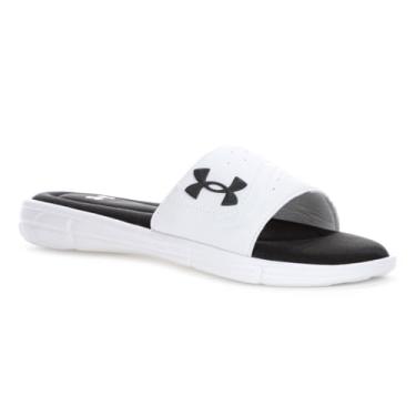 Imagem de Under Armour Chinelo Ignite VI SE Branco e Preto, 43/44