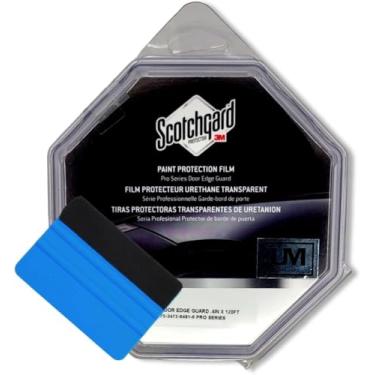 Imagem de Upromax Protetor De Borda De Porta Pré-Cortado, Proteção Contra Arranhões, Película Protetora De Pintura, Transparente, Invisível, Universal, Para Carro E Caminhão (Rolo De 0,4 X 40 Jardas)