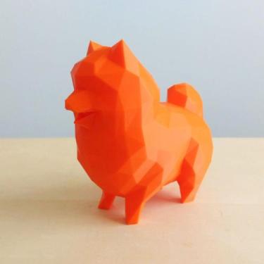 Imagem de Spitz Alemão / Lulu Da Pomerania - 15 Cm Altura , Decoração - Toque 3D