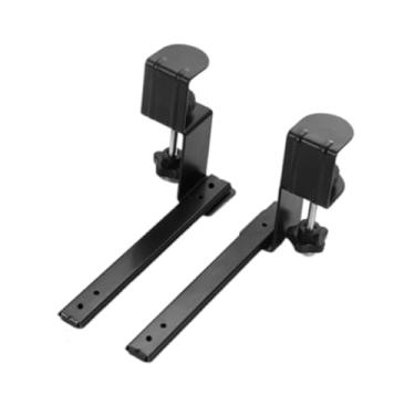 Imagem de Baoblaze 2 peças de corrediças para teclado sob a mesa, corrediças para teclado, gaveta de ferragens, armário doméstico, sala de estudo, bandeja de colo de