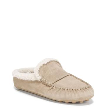 Imagem de Vince Tênis feminino Berkley Shearling Mule/Clog, Camurça de argila escura, 38