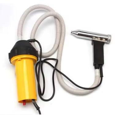 Imagem de HYZHANHONG 1000W portátil mudo pistola de ar quente, longa vida aquecimento núcleo de segurança tocha de soldagem para dreno tubo plástico piso couro pia barco de pesca e outra soldagem