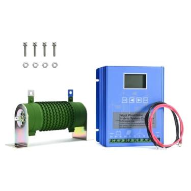 Imagem de AISINILALAO Controlador de carga híbrida solar 1200W, 12V/24V/48V MPPT Wind Hybrid Boost Regulador com carga de despejo, para painel solar/gerador de turbina eólica,48V