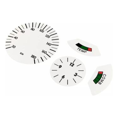 Imagem de Kit Adesivo Painel Opala Caravan 180Km - Vinil Envelopamento