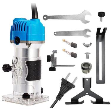 Imagem de Tupia Elétrica 550W Laminado Manual Acessórios 