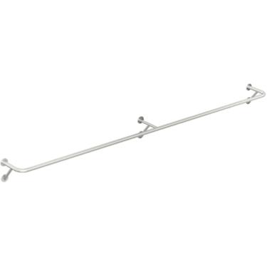 Imagem de Cabideiro Montado Na Parede, Cabideiro De Aço Inoxidável Para Serviço Pesado, Prateleira De Exibição De Loja De Roupas Boutique, 200cm