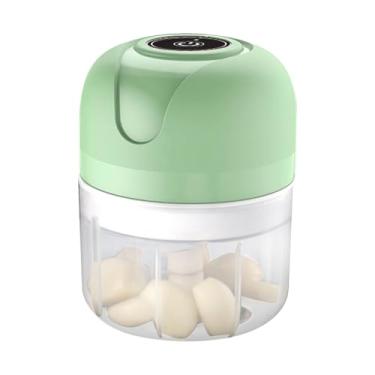 Imagem de Rrlihjgu Picador de Cebola - Processador de Alimentos sem Fio e Recarregável,Processador de Alimentos Portátil para Carne Chili Cebola Frutas Nozes Picadas | Alho e Picados