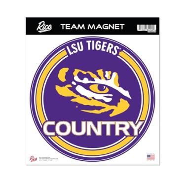 Imagem de Rico Industries NCAA LSU Tigers Standard 20.3 cm Ímã redondo