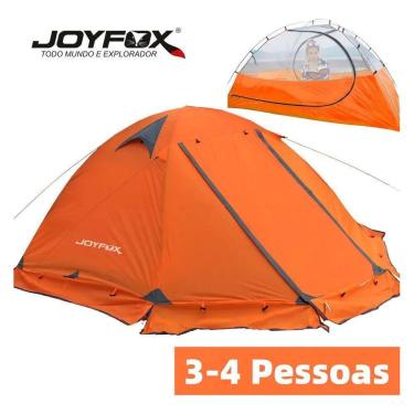 Imagem de 2X Joyfox Camping J-705 Barraca 3/4 Pessoas Impermeavel Prof