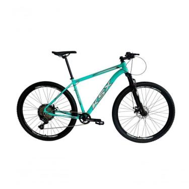 Imagem de Bicicleta Aro 29 Ksx Sd7 12v Garfo Com Trava K7 11/50 Freios Hidráulicos Kit 1x12 - Verde Tiffany Tam. 21