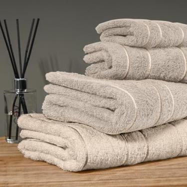 Imagem de 4 Toalha Rosto Macia 500g/m2 Grossa Absorvente 50x80 Flo Vr (NUDE Bege Claro - ROSTO PREMIUM GRANDE)